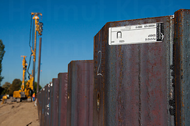 &copy; Helmut Kloth: Spundbohlen